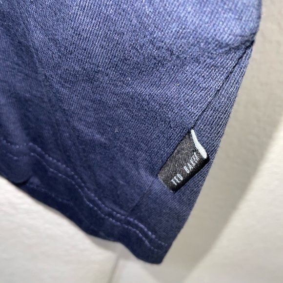 Ted Baker London Bevvy Navy Multicolor Stripe Tee - Picture 3 of 7